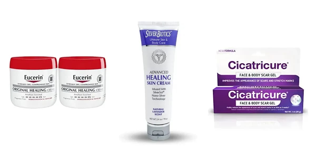 Image that represents the product page Best Healing Creams inside the category wellbeing.