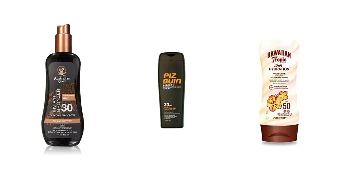 Image that represents the product page Best Sunscreen Creams inside the category wellbeing.