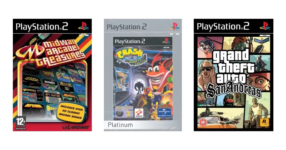 Image that represents the product page Best PS2 Games inside the category entertainment.