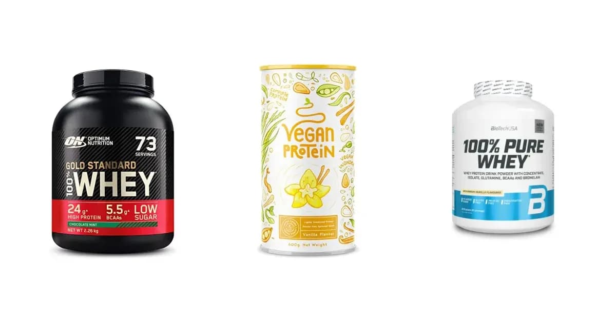 Image that represents the product page Best Protein Brands inside the category wellbeing.