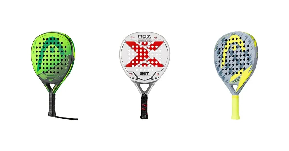 Image that represents the product page Best Padel Rackets inside the category hobbies.