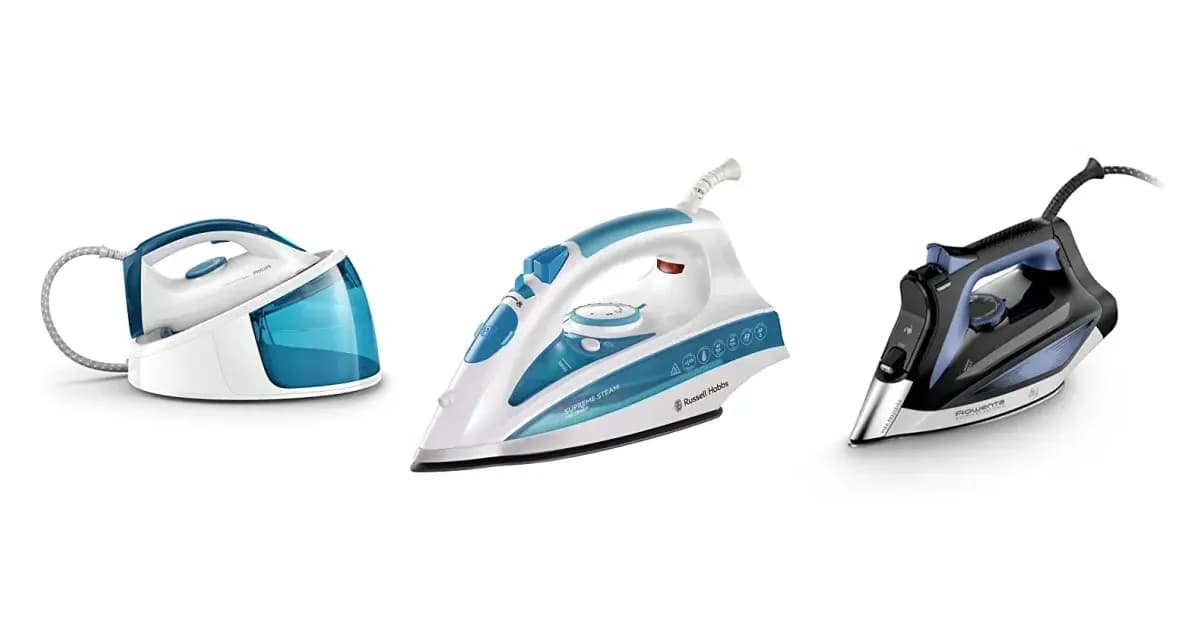 Image that represents the product page Best Clothes Irons inside the category house.