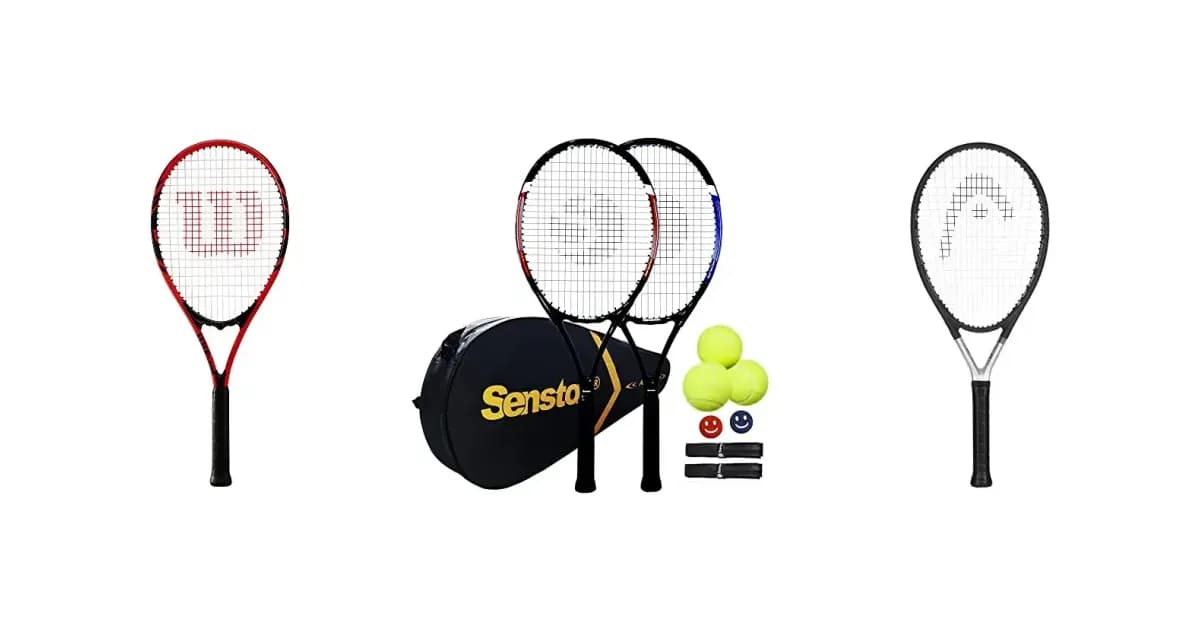 Image that represents the product page Best Tennis Rackets inside the category hobbies.
