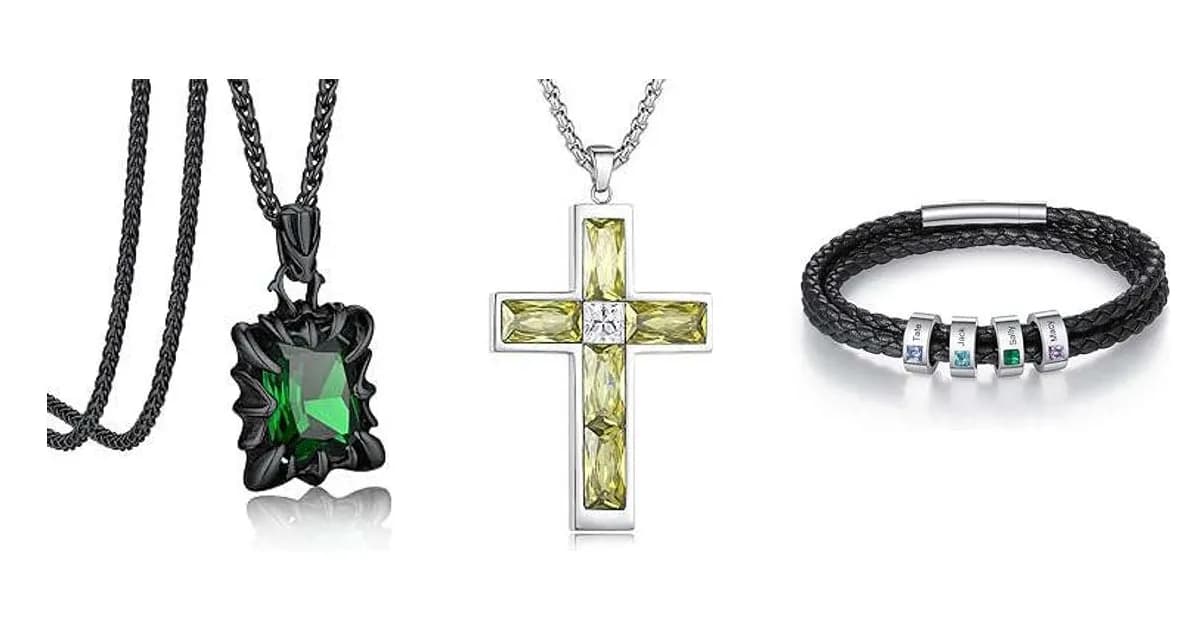 Image that represents the product page Mens Birthstone Gifts inside the category accessories.