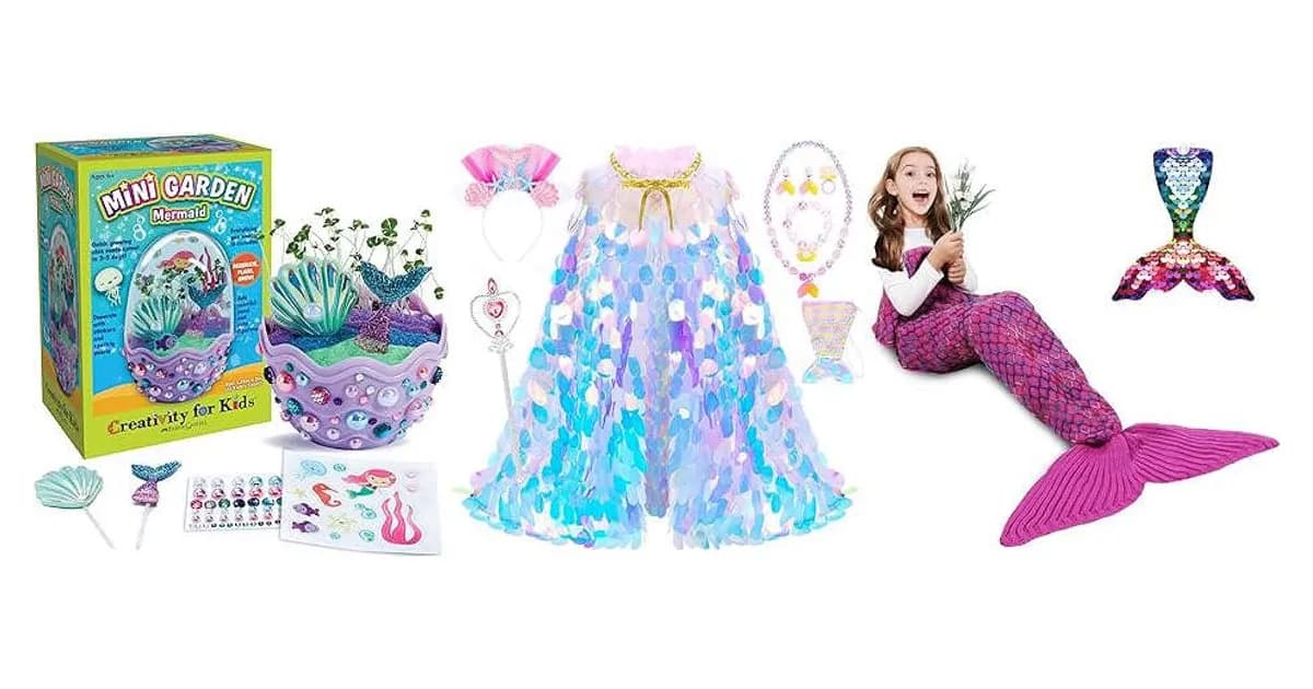 Mermaid Gifts For 5 Year Old