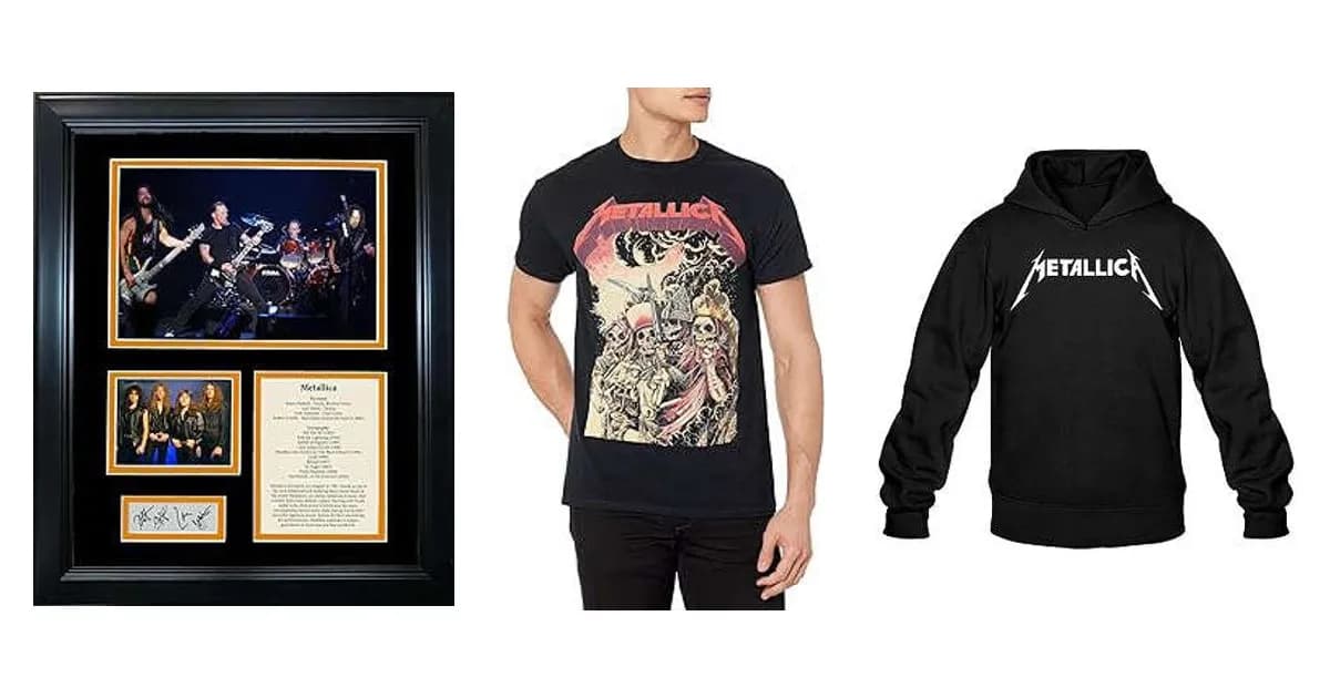Image that represents the product page Metallica Gifts inside the category music.