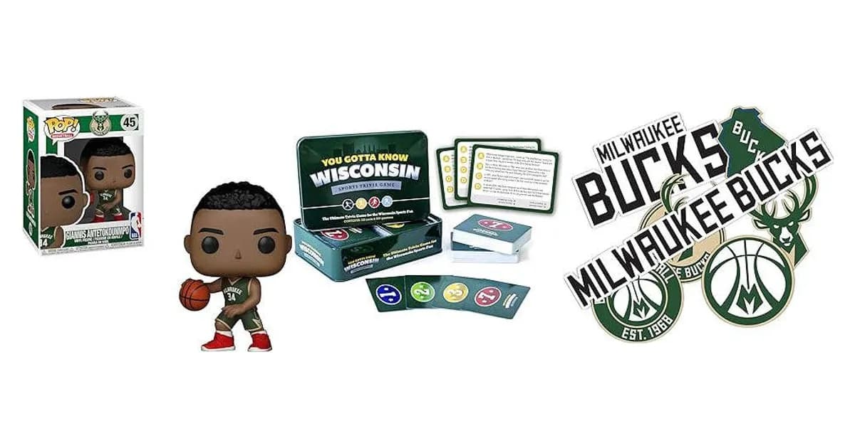 Image that represents the product page Milwaukee Bucks Gifts inside the category hobbies.