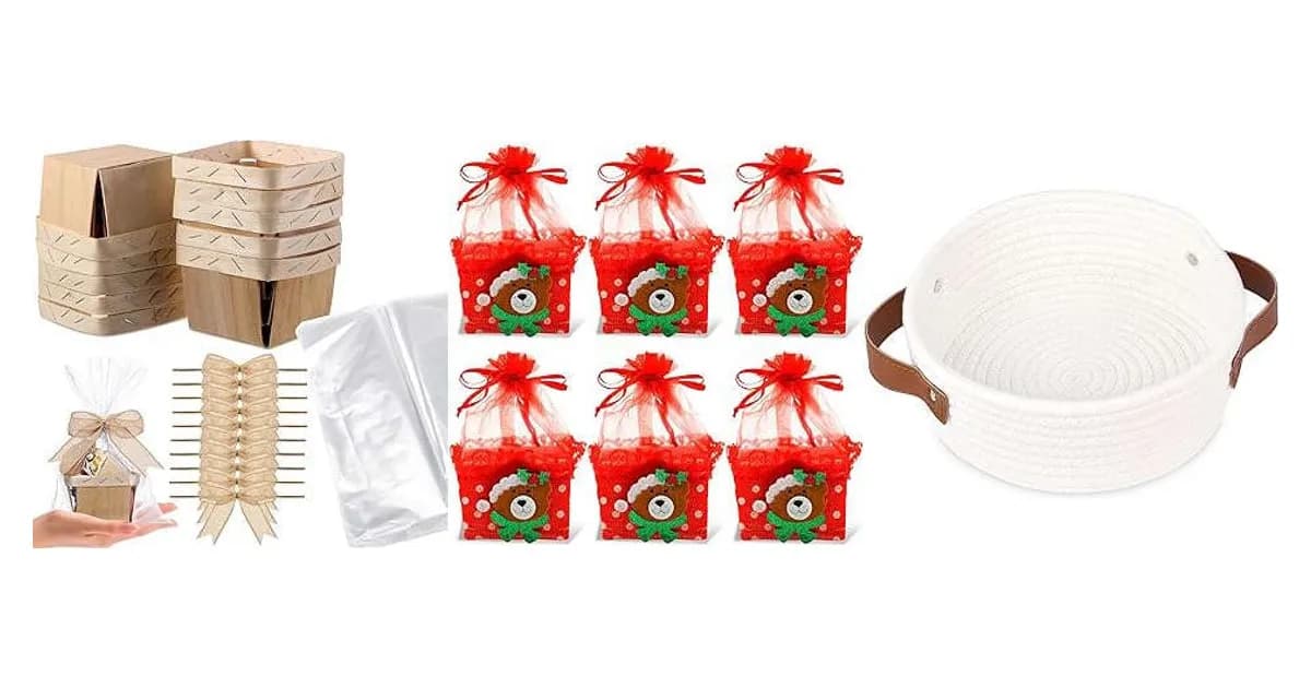 Image that represents the product page Mini Basket For Gifts inside the category celebrations.