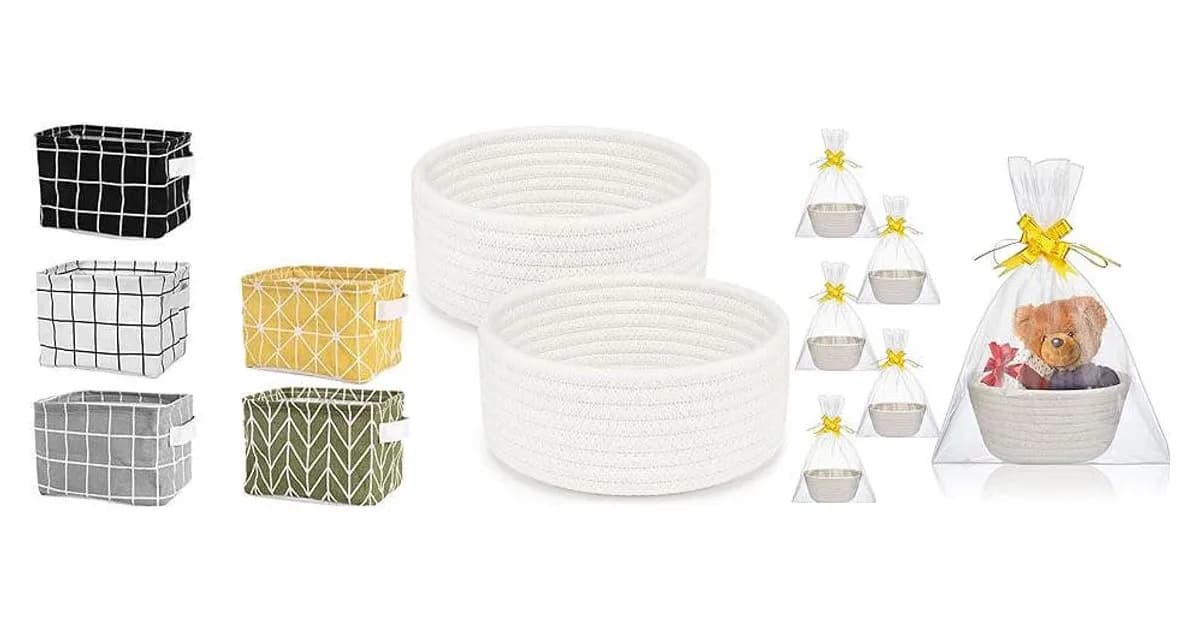 Image that represents the product page Mini Baskets For Gifts inside the category celebrations.