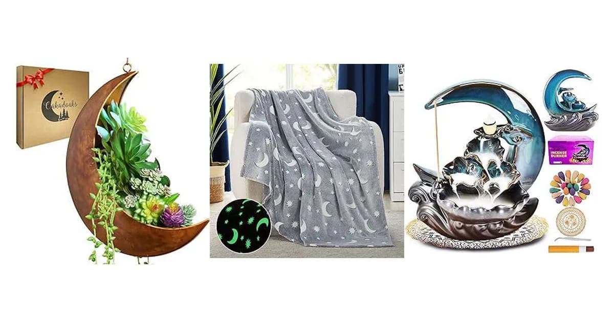 Image that represents the product page Moon Themed Gifts inside the category decoration.