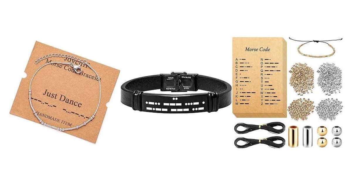 Image that represents the product page Morse Code Gifts inside the category accessories.