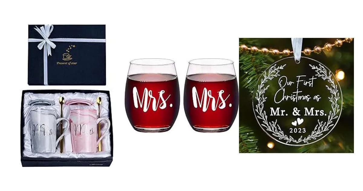 Image that represents the product page Mrs And Mrs Gifts inside the category celebrations.