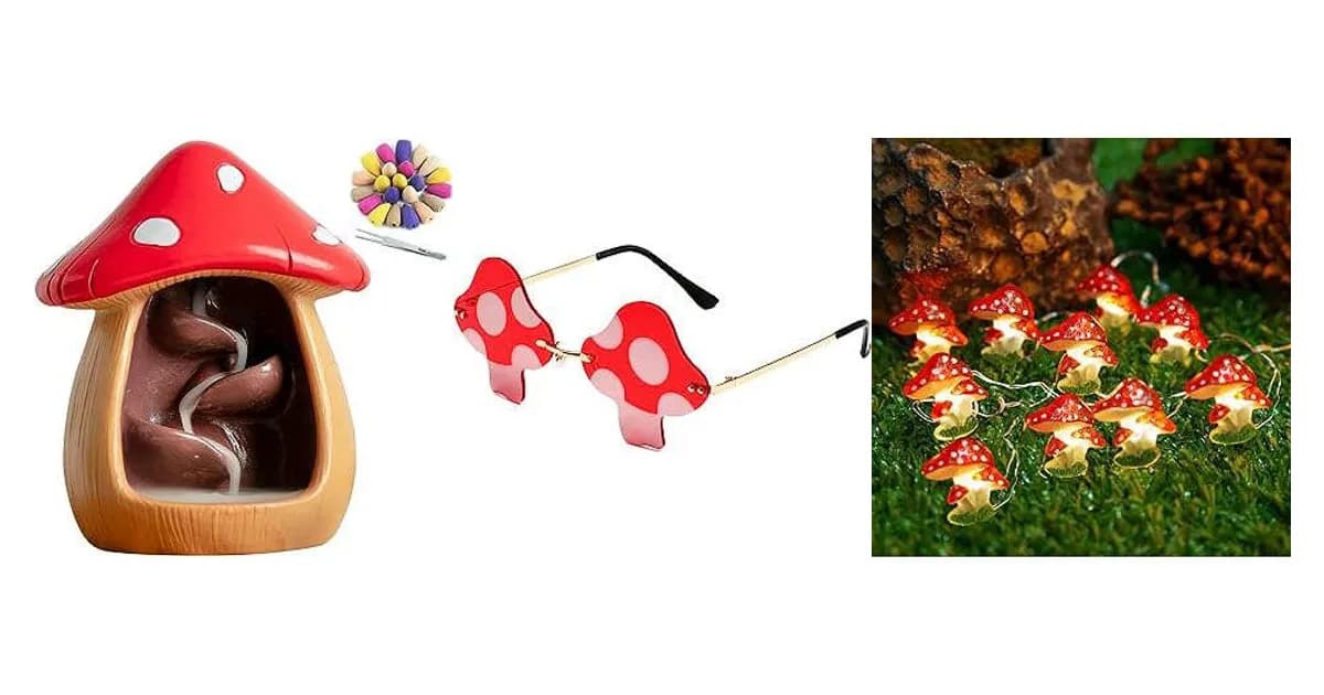 Image that represents the product page Mushroom Themed Gifts inside the category house.