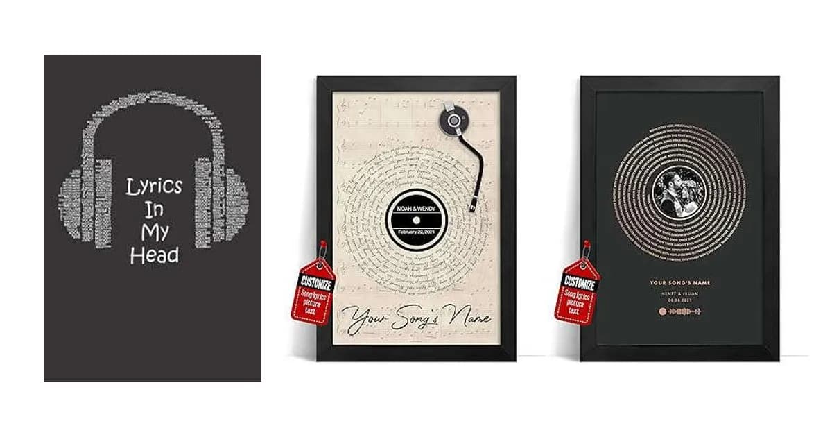 Image that represents the product page Music Lyrics Gifts inside the category music.