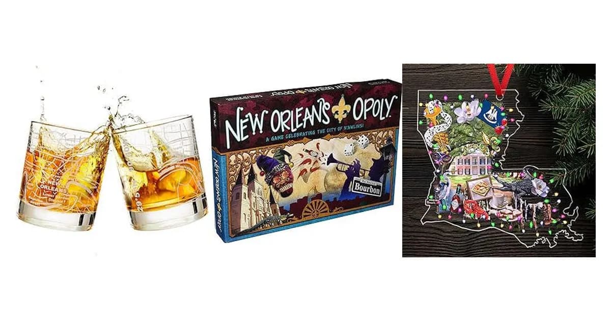 Image that represents the product page New Orleans Themed Gifts inside the category celebrations.