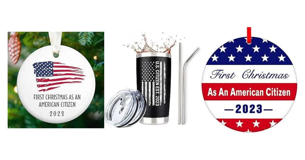 Image that represents the product page New Us Citizen Gifts inside the category celebrations.