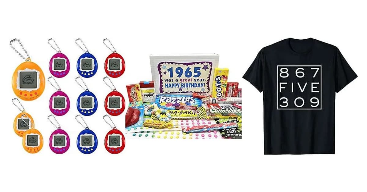 Image that represents the product page Nostalgic Gifts From The 90s inside the category celebrations.