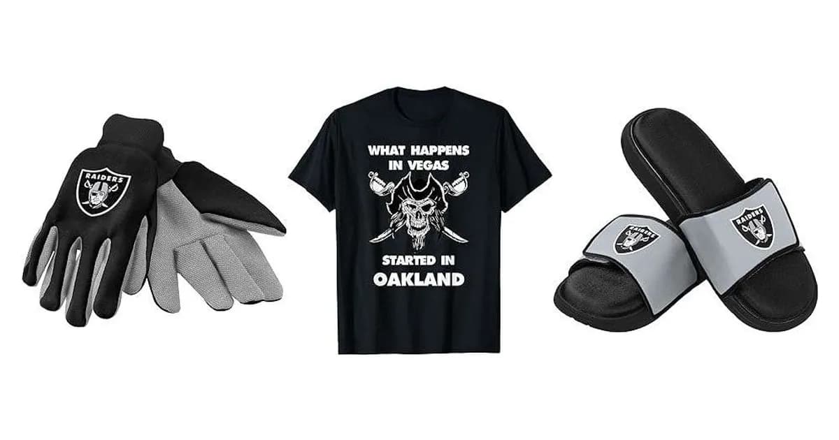 Image that represents the product page Oakland Raiders Gifts inside the category entertainment.