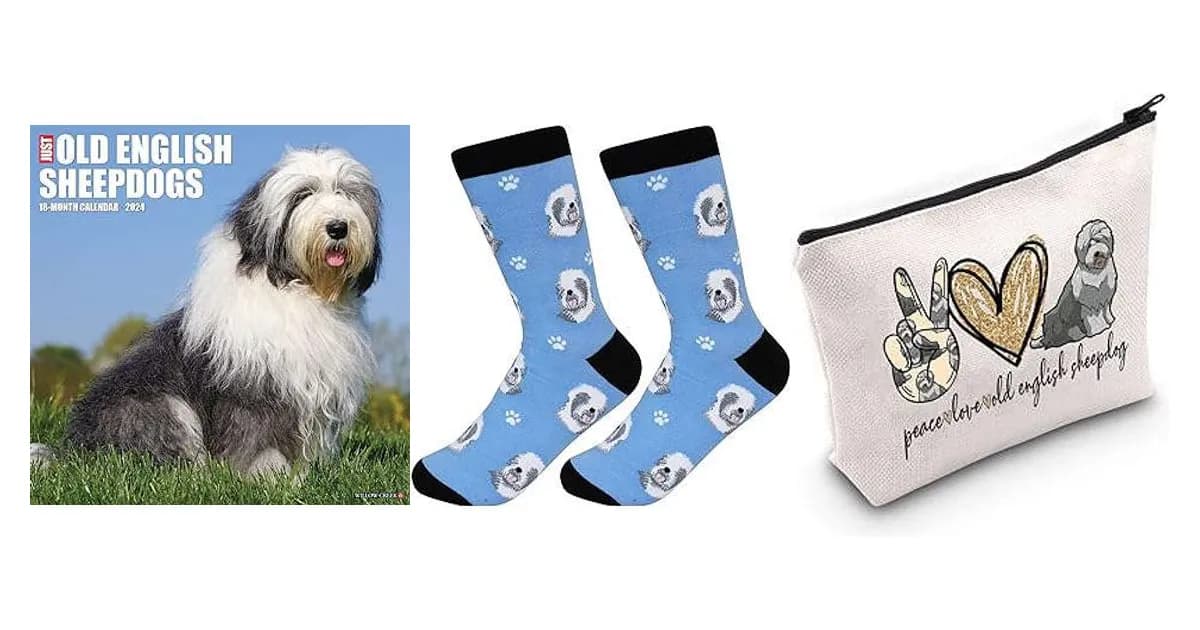Image that represents the product page Old English Sheepdog Gifts inside the category animals.