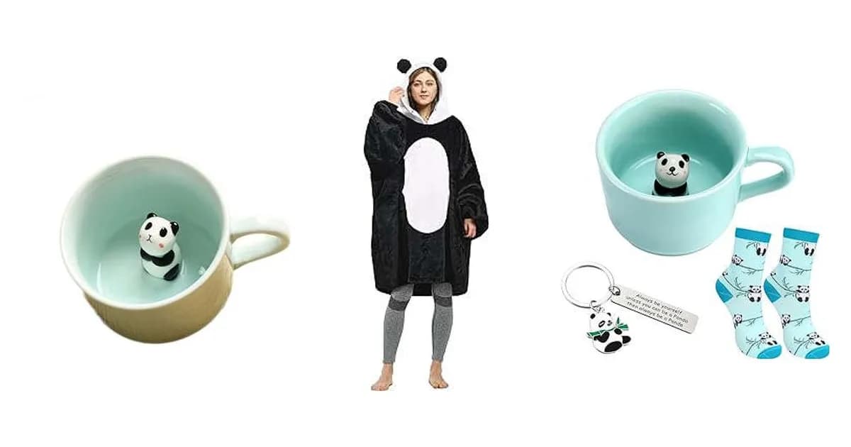 Image that represents the product page Panda Themed Gifts inside the category animals.