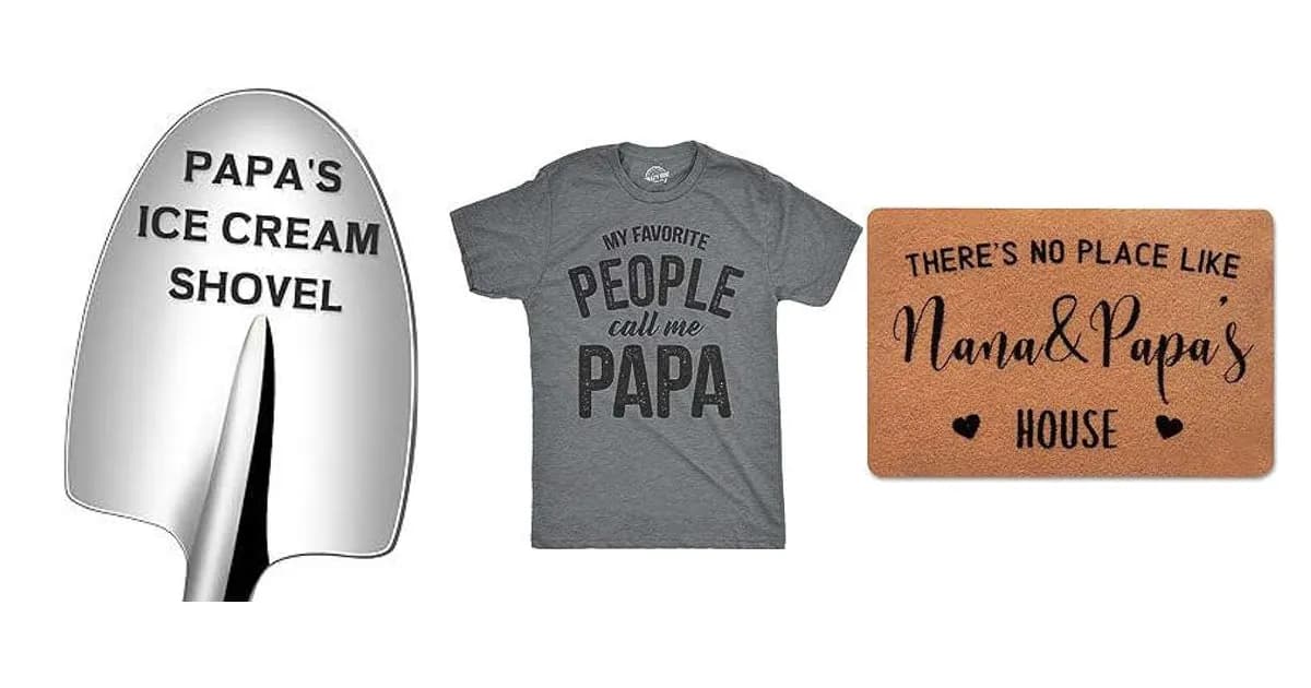Image that represents the product page Papa Gifts From Grandkids inside the category family.