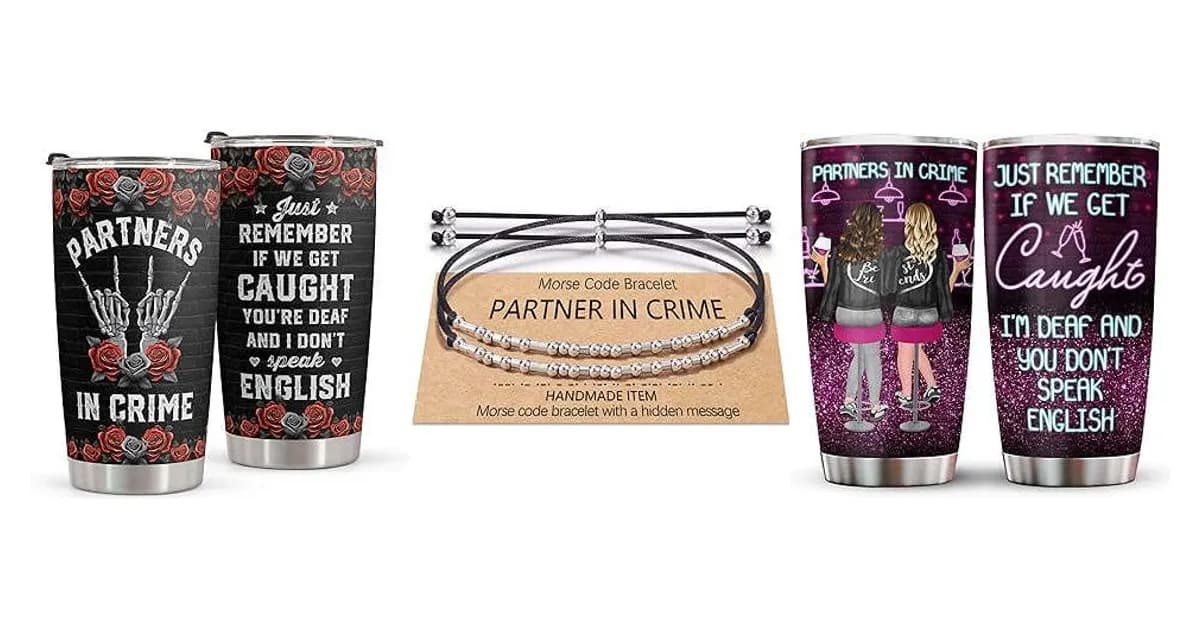 Image that represents the product page Partner In Crime Gifts inside the category celebrations.