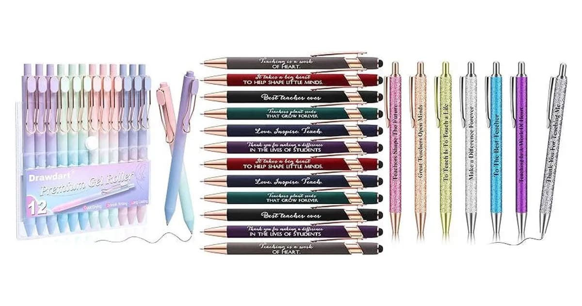 Image that represents the product page Pens For Teachers Gifts inside the category professions.