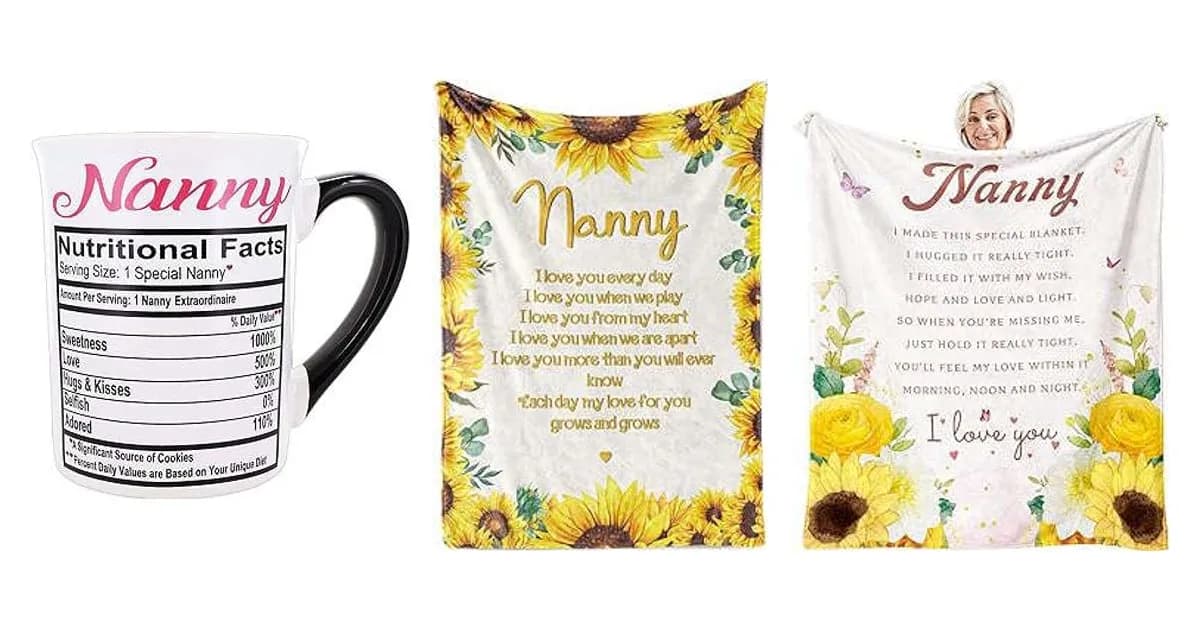 Image that represents the product page Personalised Nanny Gifts inside the category thanks.