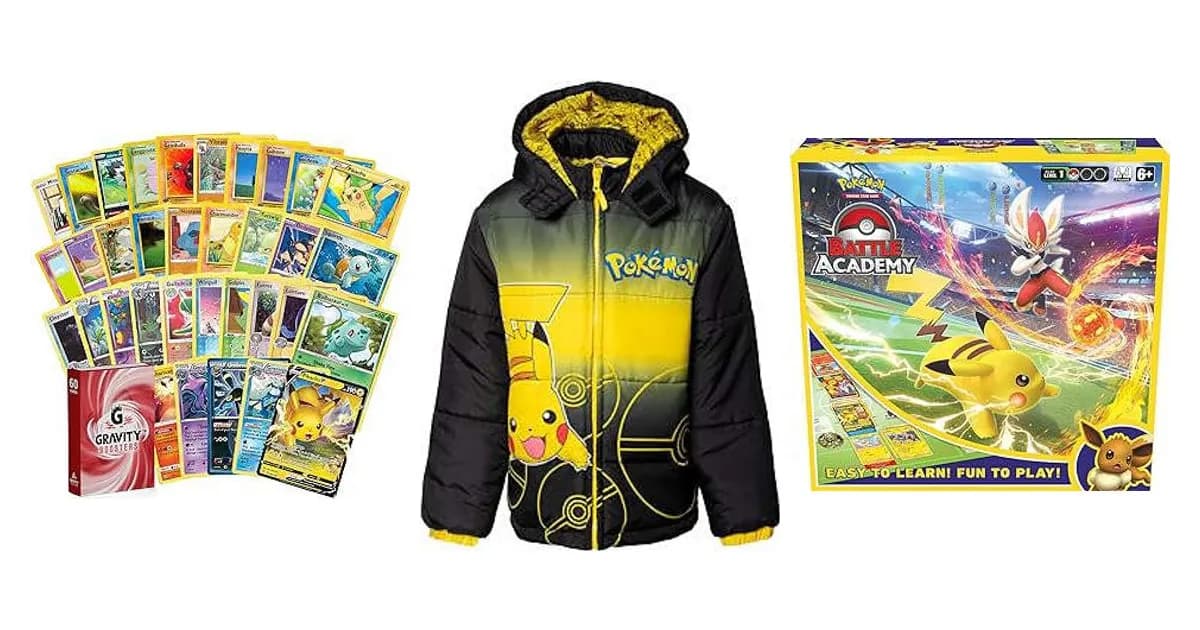 Image that represents the product page Pokemon Gifts For 10 Year Old Boy inside the category hobbies.