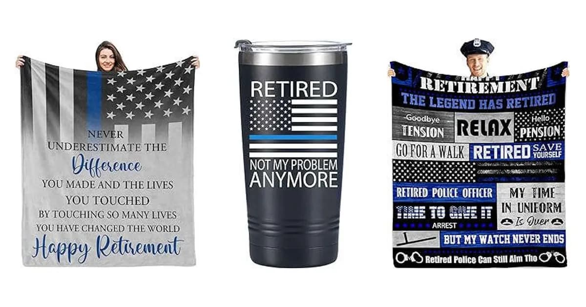 Image that represents the product page Police Officer Retirement Gifts inside the category professions.