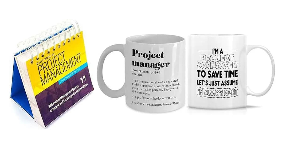 Image that represents the product page Project Manager Gifts inside the category professions.