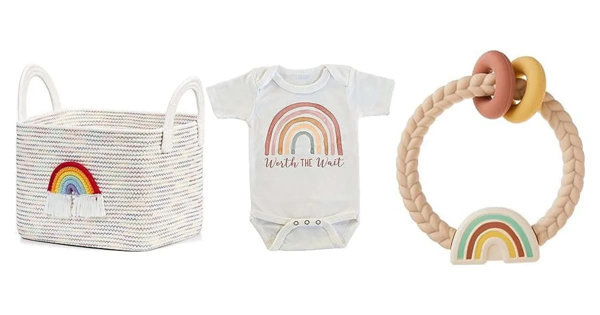 Image that represents the product page Rainbow Baby Gifts inside the category babies.
