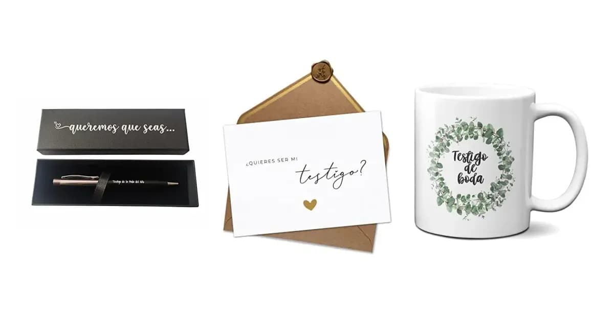 Image that represents the product page Gifts for Wedding Witnesses inside the category celebrations.