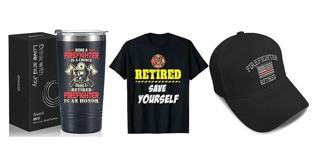 Image that represents the product page Retired Fireman Gifts inside the category professions.