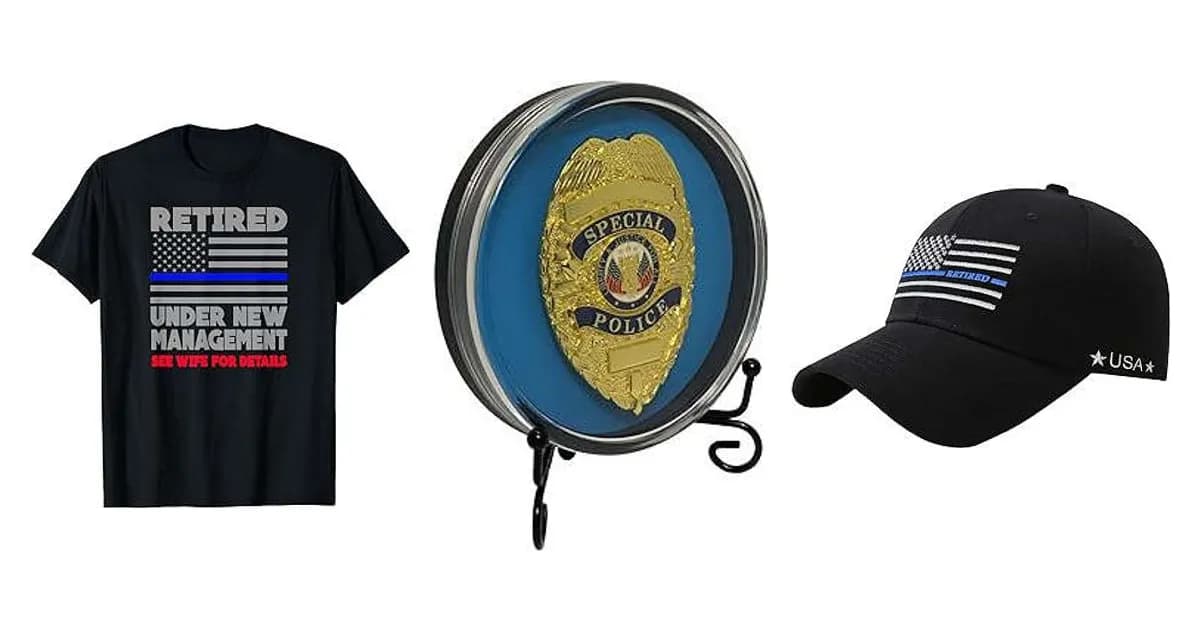 Image that represents the product page Retired Police Gifts inside the category professions.