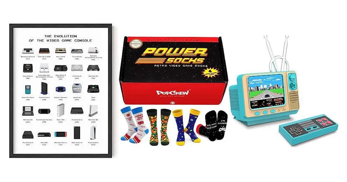 Image that represents the product page Retro Gaming Gifts inside the category hobbies.