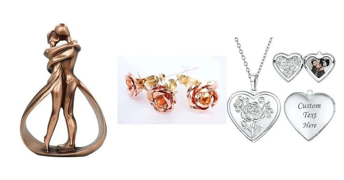 Image that represents the product page Romantic Copper Gifts inside the category celebrations.