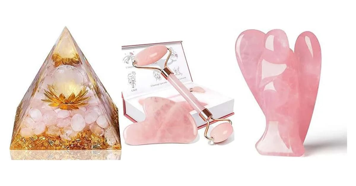 Image that represents the product page Rose Quartz Gifts inside the category wellbeing.