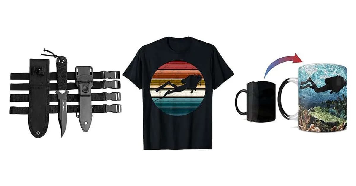 Image that represents the product page Scuba Diving Gifts inside the category hobbies.