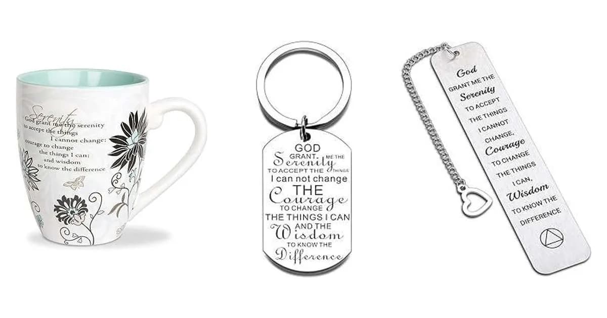 Image that represents the product page Serenity Prayer Gifts inside the category wellbeing.