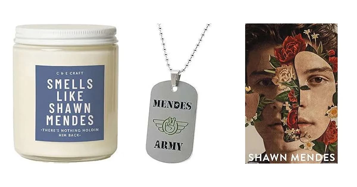 Image that represents the product page Shawn Mendes Gifts inside the category music.