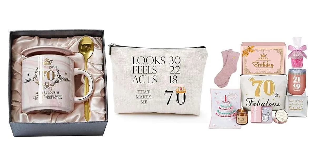 Image that represents the product page Sister 70th Birthday Gifts inside the category occasions.