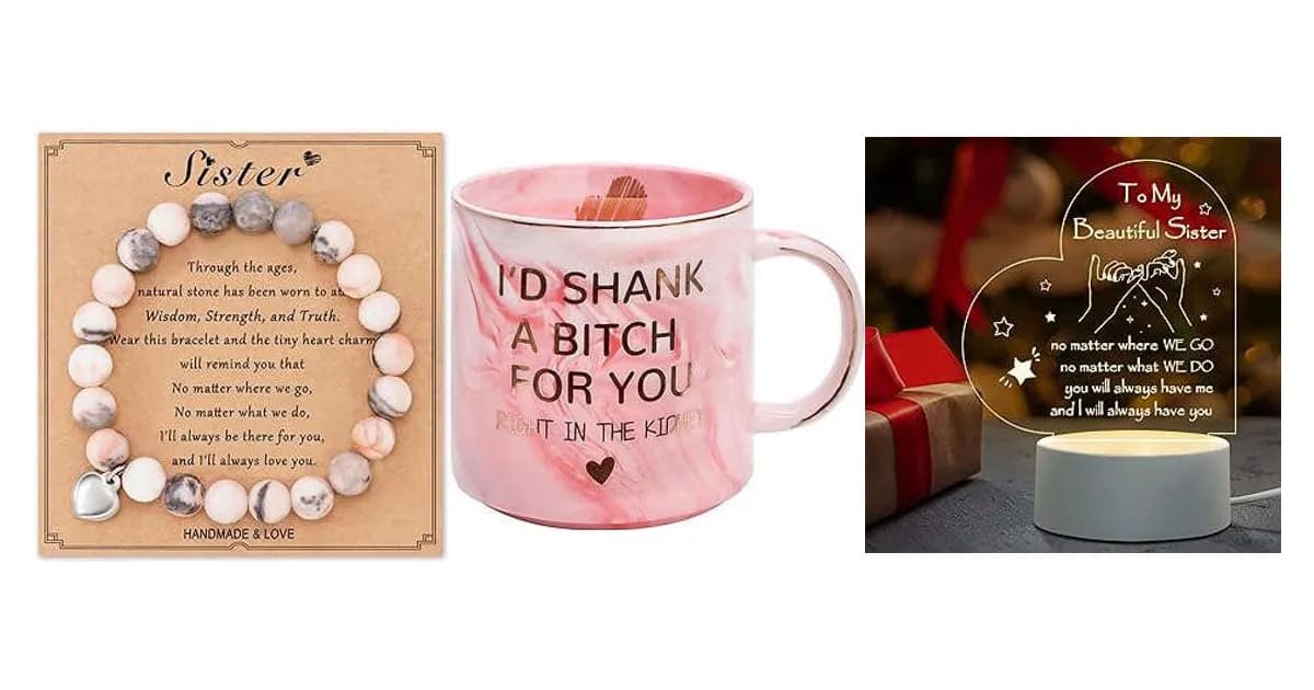 Image that represents the product page Sister Valentine Gifts inside the category celebrations.