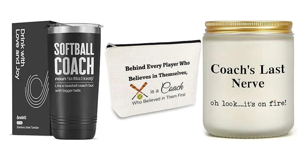 Image that represents the product page Softball Coaches Gifts inside the category thanks.