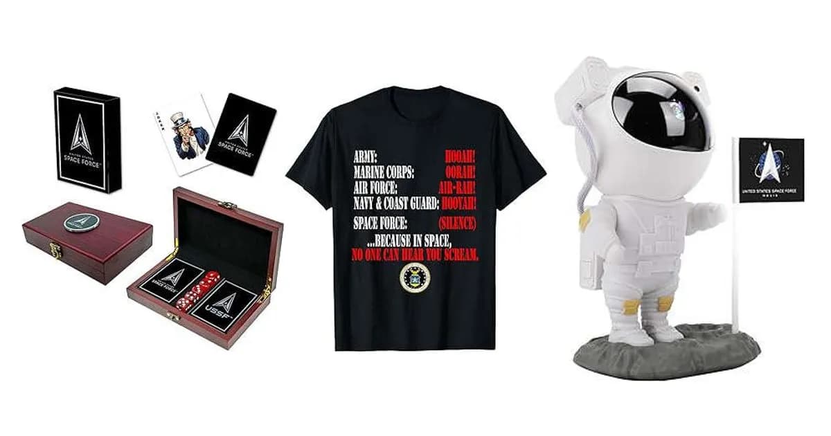 Image that represents the product page Space Force Gifts inside the category accessories.