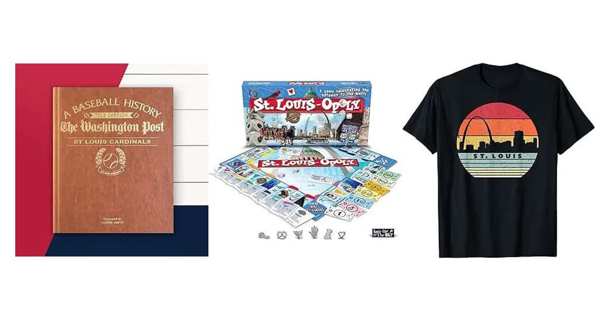 Image that represents the product page St Louis Themed Gifts inside the category celebrations.