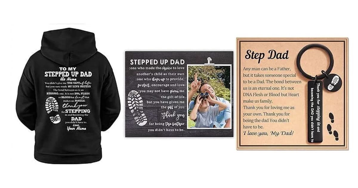 Image that represents the product page Stepped Up Dad Gifts inside the category family.
