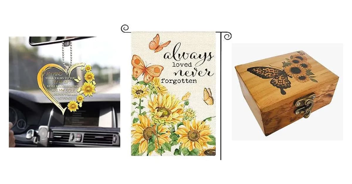 Image that represents the product page Sunflower Memorial Gifts inside the category celebrations.