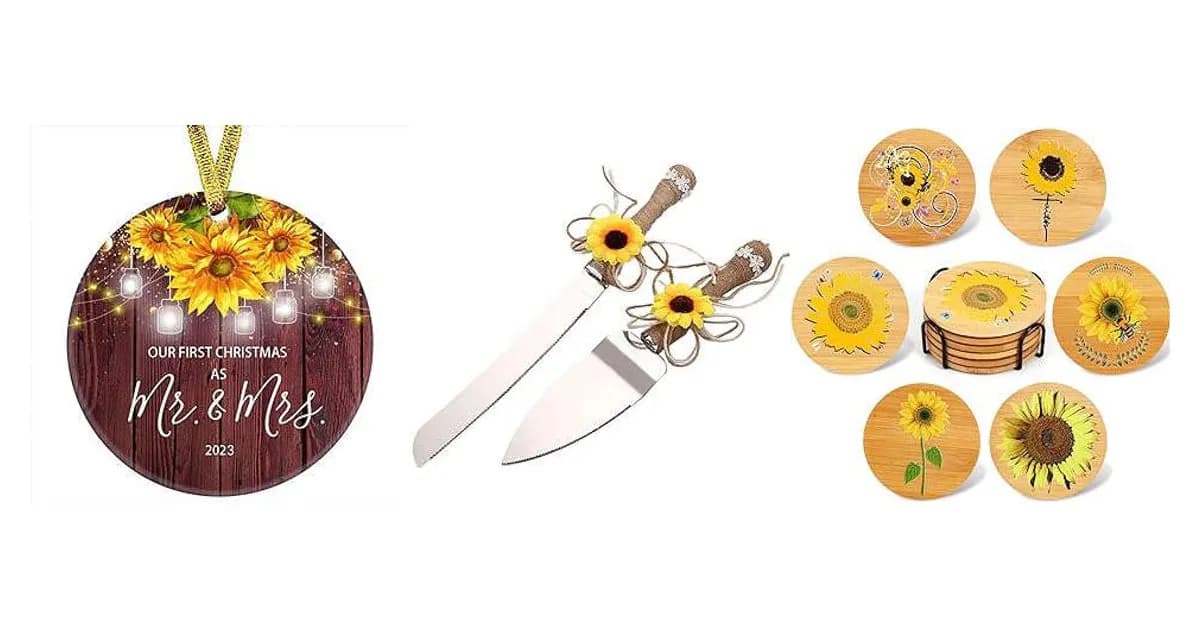Image that represents the product page Sunflower Wedding Gifts inside the category celebrations.