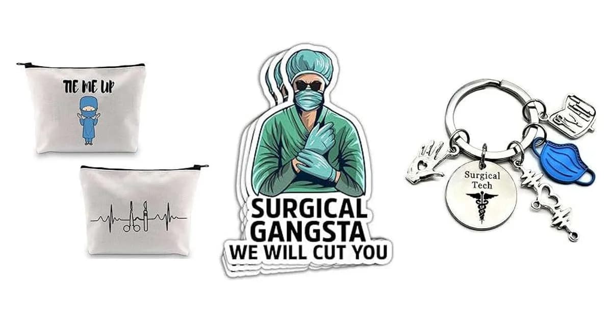 Image that represents the product page Surgical Tech Week Gifts inside the category professions.